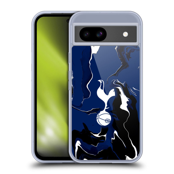 Tottenham Hotspur F.C. Badge Marble Soft Gel Case for Google Pixel 8a