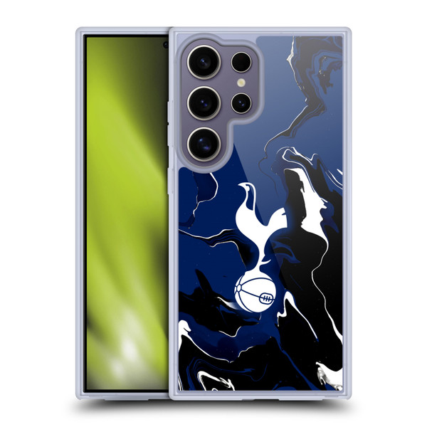 Tottenham Hotspur F.C. Badge Marble Soft Gel Case for Samsung Galaxy S25 Ultra
