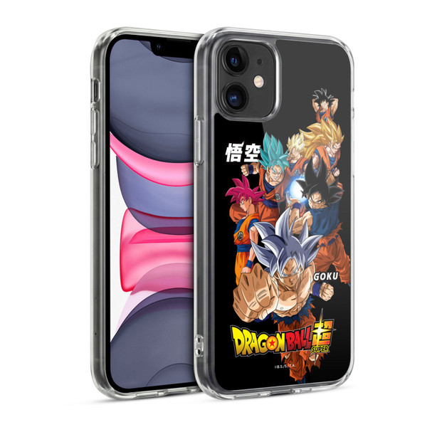 Dragon Ball Super Universe Survival Characters Goku Soft Gel Case for Apple iPhone 11