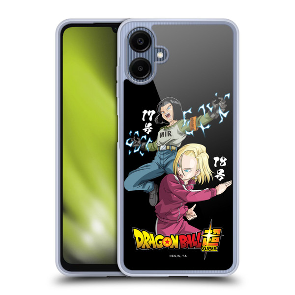 Dragon Ball Super Universe Survival Characters Android 17 & 18 Soft Gel Case for Samsung Galaxy A06 4G