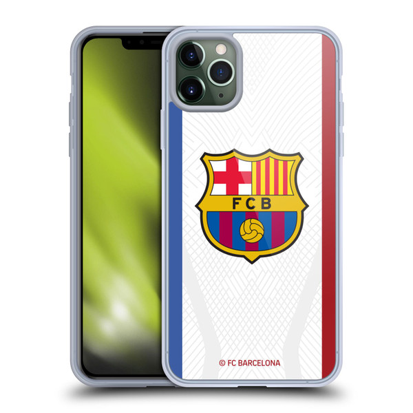 FC Barcelona 2023/24 Crest Kit Away Soft Gel Case for Apple iPhone 11 Pro Max & MagSafe