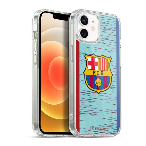 FC Barcelona 2023/24 Crest Kit Third Soft Gel Case for Apple iPhone 12 / iPhone 12 Pro & MagSafe