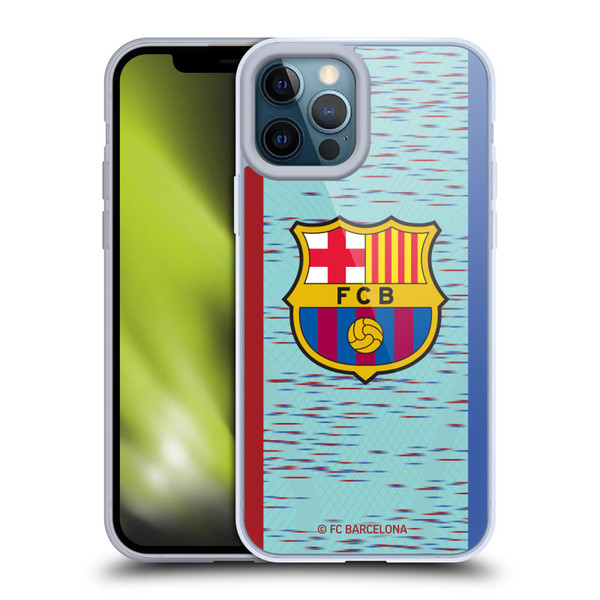 FC Barcelona 2023/24 Crest Kit Third Soft Gel Case for Apple iPhone 12 Pro Max & MagSafe