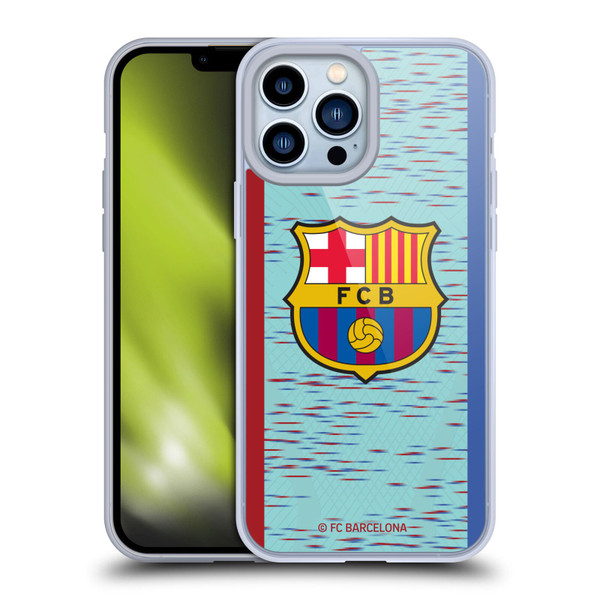 FC Barcelona 2023/24 Crest Kit Third Soft Gel Case for Apple iPhone 13 Pro Max & MagSafe