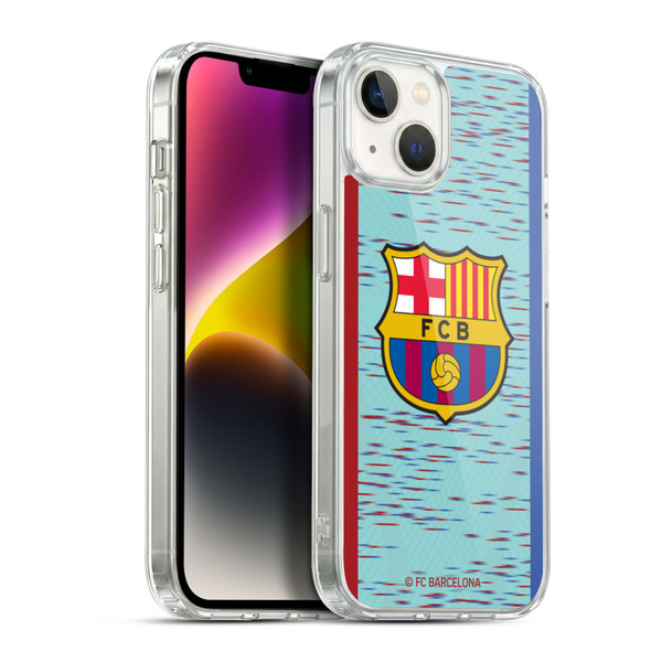 FC Barcelona 2023/24 Crest Kit Third Soft Gel Case for Apple iPhone 14 Plus & MagSafe