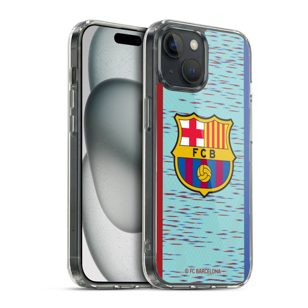 FC Barcelona 2023/24 Crest Kit Third Soft Gel Case for Apple iPhone 15 & MagSafe