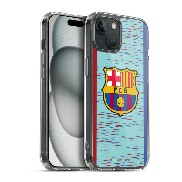FC Barcelona 2023/24 Crest Kit Third Soft Gel Case for Apple iPhone 15 Plus & MagSafe