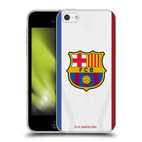 FC Barcelona 2023/24 Crest Kit Away Soft Gel Case for Apple iPhone 5c