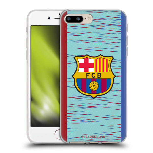 FC Barcelona 2023/24 Crest Kit Third Soft Gel Case for Apple iPhone 7 Plus / iPhone 8 Plus & MagSafe