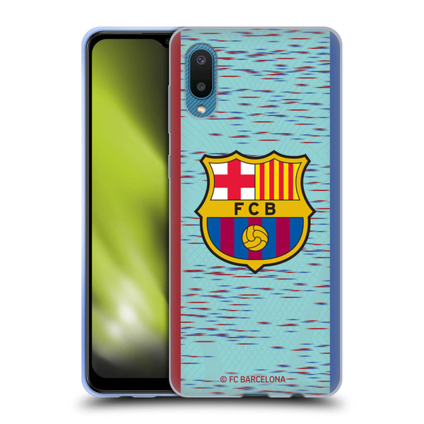 FC Barcelona 2023/24 Crest Kit Third Soft Gel Case for Samsung Galaxy A02/M02 (2021)