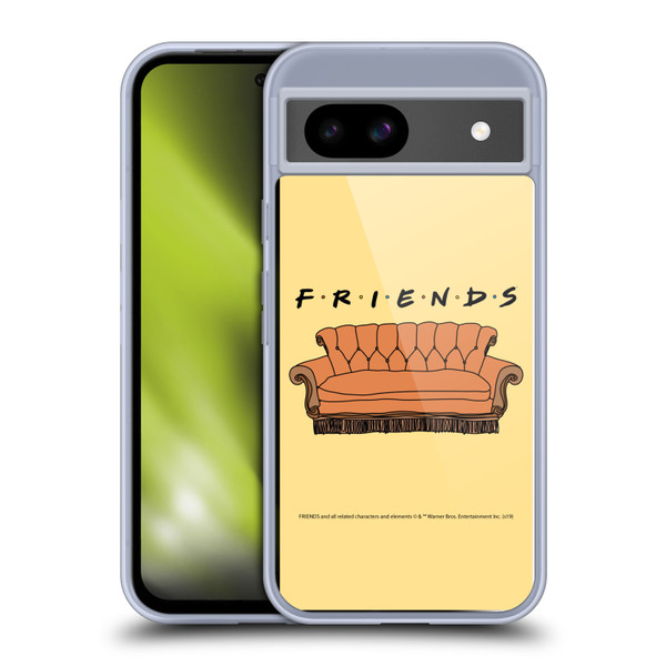 Friends TV Show Iconic Couch Soft Gel Case for Google Pixel 8a