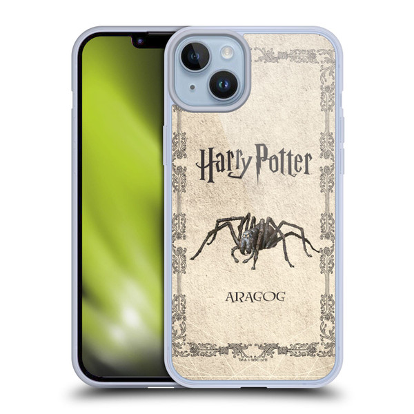 Harry Potter Chamber Of Secrets II Aragog Spider Creature Soft Gel Case for Apple iPhone 14 Plus