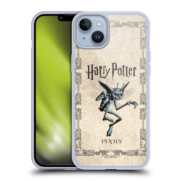 Harry Potter Chamber Of Secrets II Cornish Pixies Creature Soft Gel Case for Apple iPhone 14 Plus