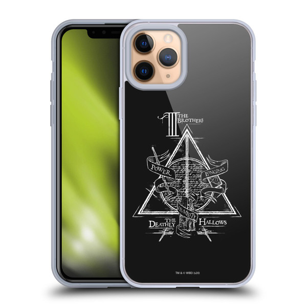 Harry Potter Deathly Hallows XIV Triangle Symbol Soft Gel Case for Apple iPhone 11 Pro & MagSafe