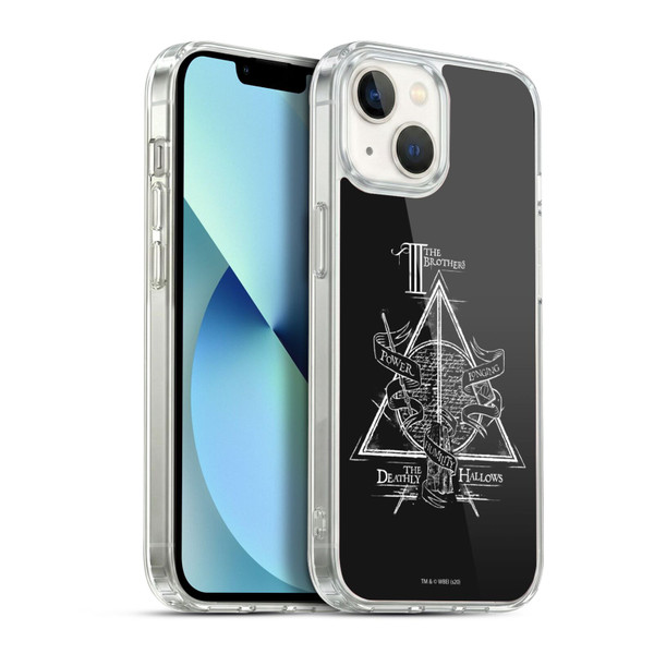 Harry Potter Deathly Hallows XIV Triangle Symbol Soft Gel Case for Apple iPhone 13