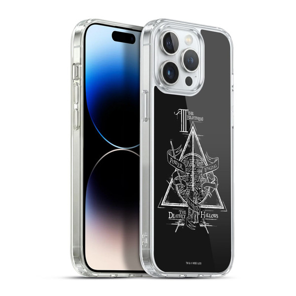 Harry Potter Deathly Hallows XIV Triangle Symbol Soft Gel Case for Apple iPhone 13 Pro Max & MagSafe