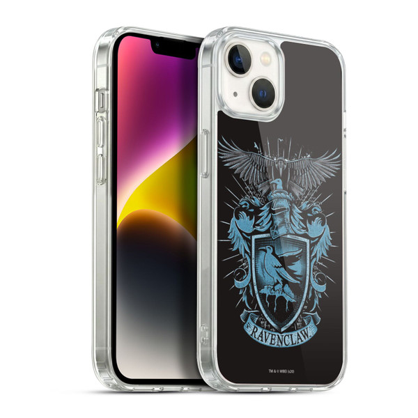 Harry Potter Deathly Hallows XIV Ravenclaw Soft Gel Case for Apple iPhone 14 Plus & MagSafe