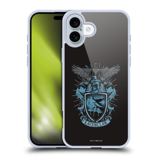 Harry Potter Deathly Hallows XIV Ravenclaw Soft Gel Case for Apple iPhone 16 Plus & MagSafe
