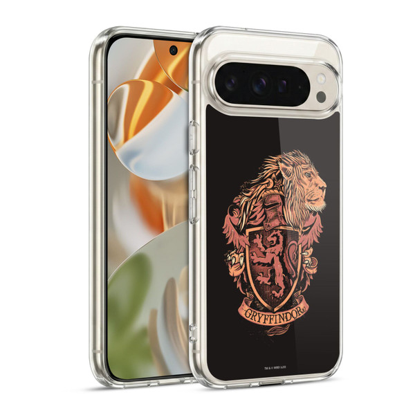 Harry Potter Deathly Hallows XIV Gryffindor Soft Gel Case for Google Pixel 9 / Pixel 9 Pro