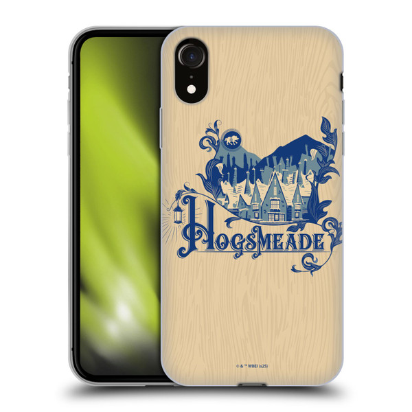 Harry Potter Locations Typography Hogsmeade Soft Gel Case for Apple iPhone XR