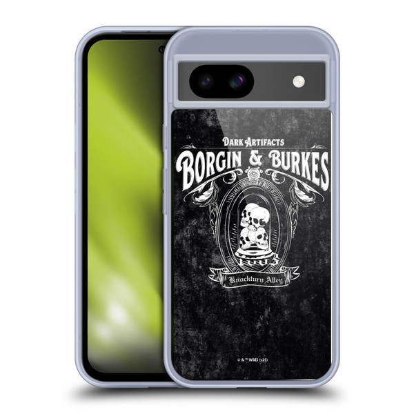 Harry Potter Locations Typography Borgin & Burkes Soft Gel Case for Google Pixel 8a