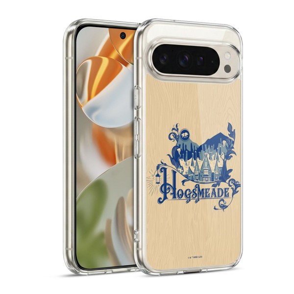 Harry Potter Locations Typography Hogsmeade Soft Gel Case for Google Pixel 9 / Pixel 9 Pro