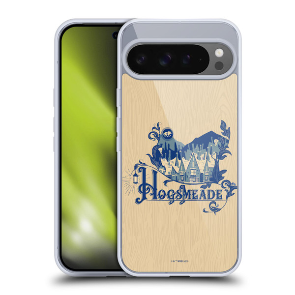 Harry Potter Locations Typography Hogsmeade Soft Gel Case for Google Pixel 9 Pro XL