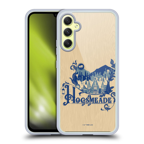 Harry Potter Locations Typography Hogsmeade Soft Gel Case for Samsung Galaxy A34 5G