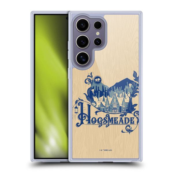 Harry Potter Locations Typography Hogsmeade Soft Gel Case for Samsung Galaxy S25 Ultra & MagSafe