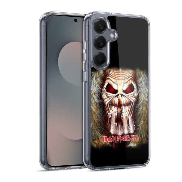 Iron Maiden Art Candle Finger Soft Gel Case for Samsung Galaxy S25 & MagSafe