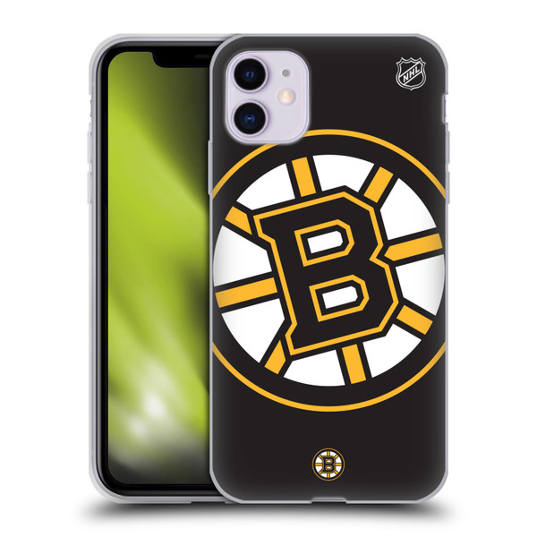 NHL Boston Bruins Oversized Soft Gel Case for Apple iPhone 11