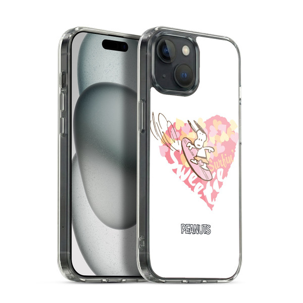 Peanuts Beach Snoopy Surfing Sweetie Soft Gel Case for Apple iPhone 15 & MagSafe