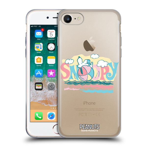 Peanuts Beach Snoopy Ball Soft Gel Case for Apple iPhone 7 / 8 / SE 2020 & 2022 & MagSafe