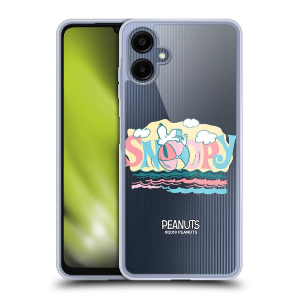 Peanuts Beach Snoopy Ball Soft Gel Case for Samsung Galaxy A06 4G