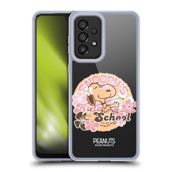 Peanuts Beach Snoopy Hula School Soft Gel Case for Samsung Galaxy A33 5G (2022)