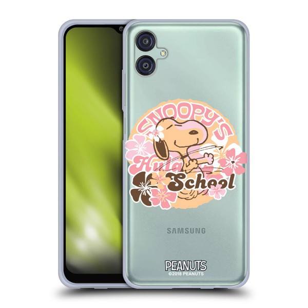 Peanuts Beach Snoopy Hula School Soft Gel Case for Samsung Galaxy M04 5G / A04e