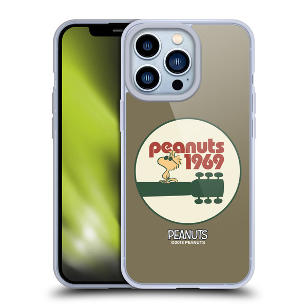 Peanuts Woodstock 50th Guitar 1969 Soft Gel Case for Apple iPhone 13 Pro