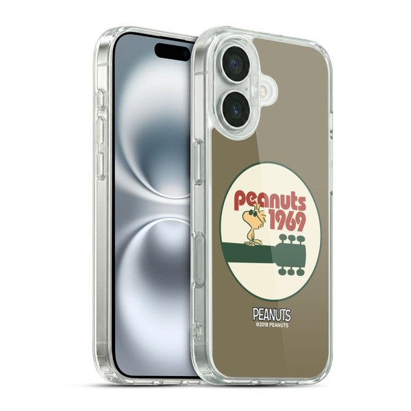 Peanuts Woodstock 50th Guitar 1969 Soft Gel Case for Apple iPhone 16 & MagSafe