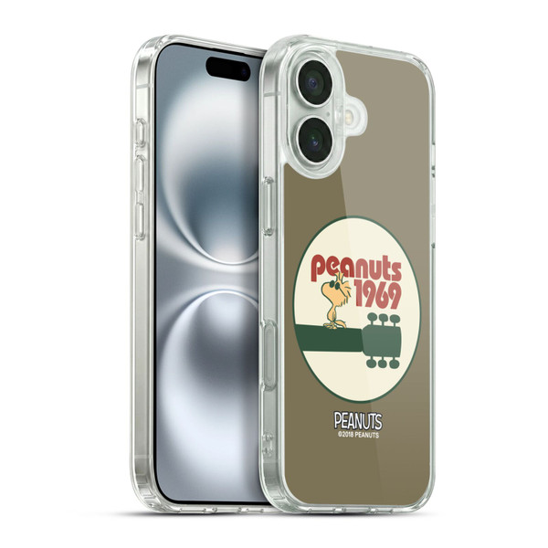 Peanuts Woodstock 50th Guitar 1969 Soft Gel Case for Apple iPhone 16 Plus & MagSafe
