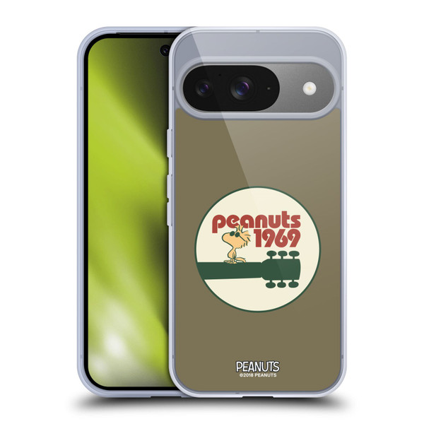 Peanuts Woodstock 50th Guitar 1969 Soft Gel Case for Google Pixel 9 / Pixel 9 Pro