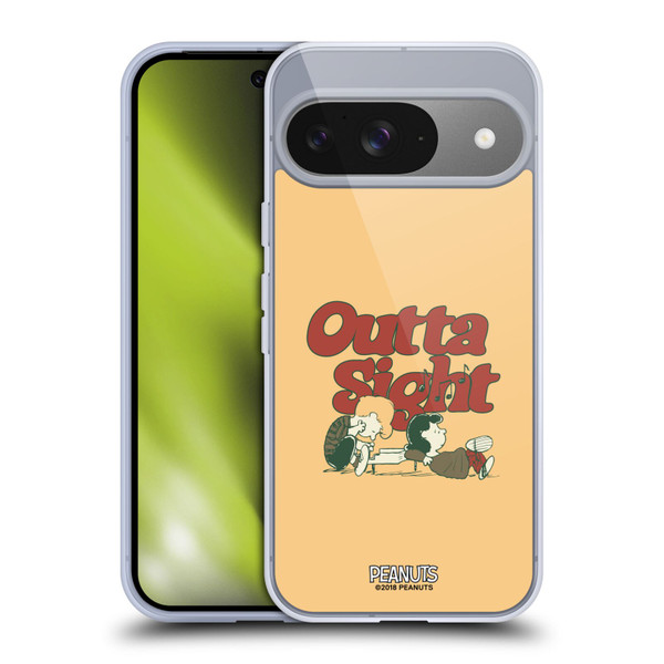 Peanuts Woodstock 50th Schroeder Lucy Outta Sight Soft Gel Case for Google Pixel 9 / Pixel 9 Pro