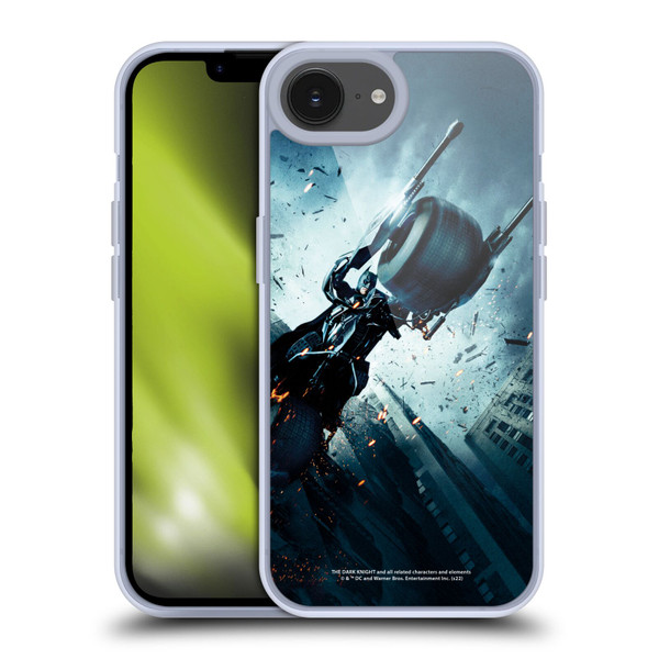 The Dark Knight Key Art Batman Batpod Soft Gel Case for Apple iPhone 16e & MagSafe