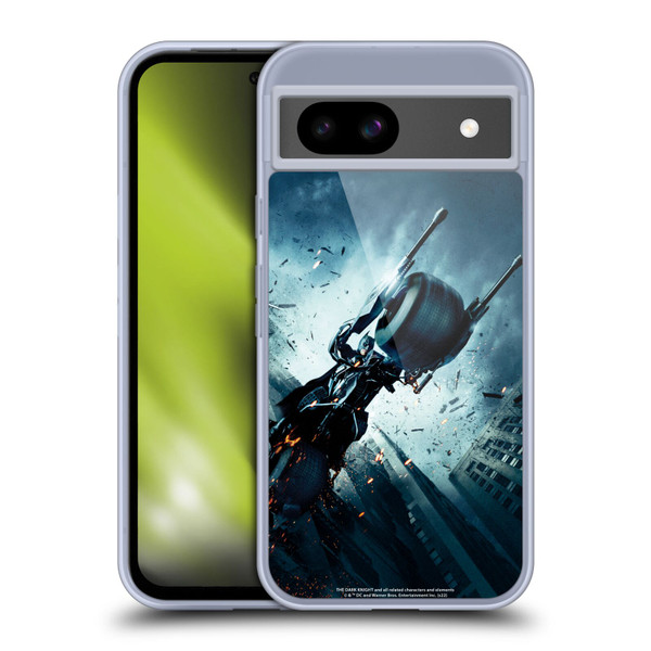 The Dark Knight Key Art Batman Batpod Soft Gel Case for Google Pixel 8a