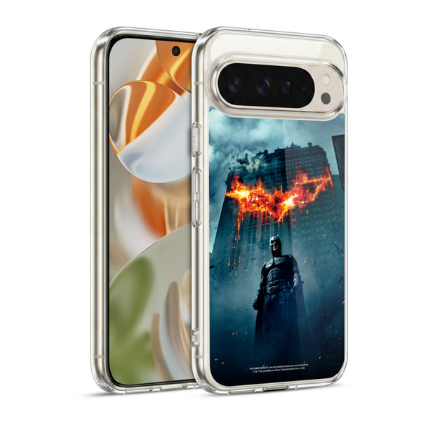 The Dark Knight Key Art Batman Poster Soft Gel Case for Google Pixel 9 / Pixel 9 Pro
