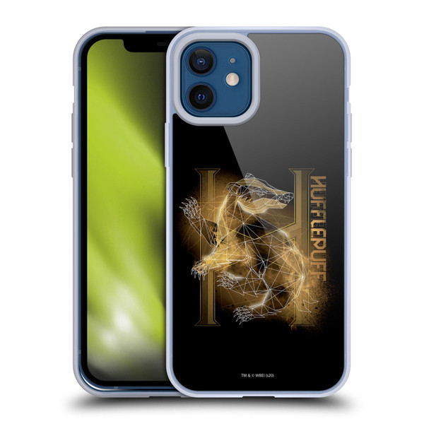 Harry Potter Deathly Hallows XVIII Hufflepuff Soft Gel Case for Apple iPhone 12 / iPhone 12 Pro & MagSafe