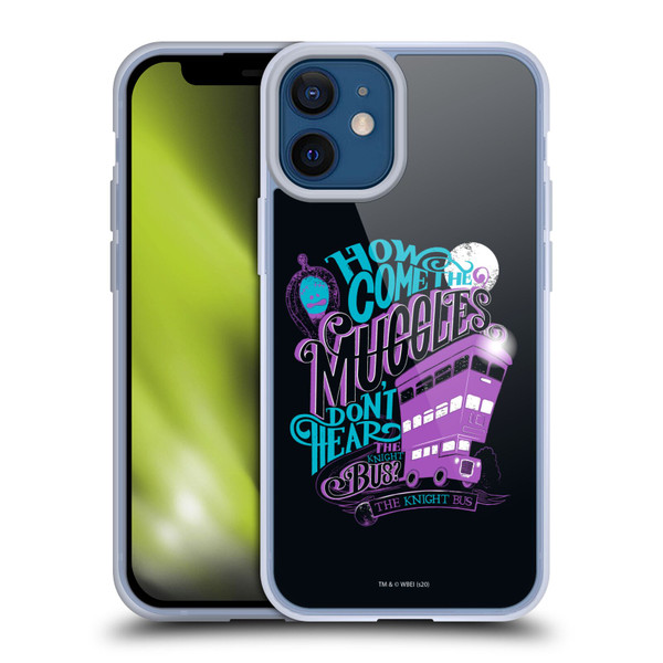 Harry Potter Deathly Hallows XVIII The Knight Bus Soft Gel Case for Apple iPhone 12 Mini & MagSafe