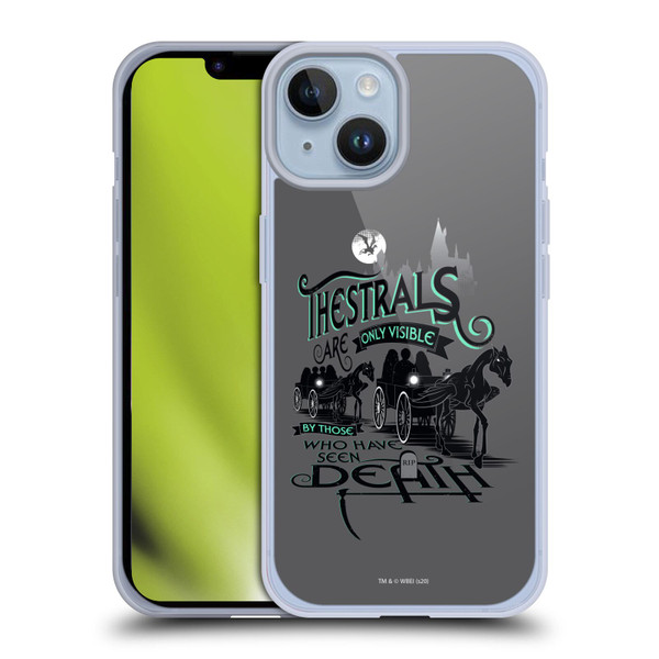 Harry Potter Deathly Hallows XVIII Thestrals Soft Gel Case for Apple iPhone 14