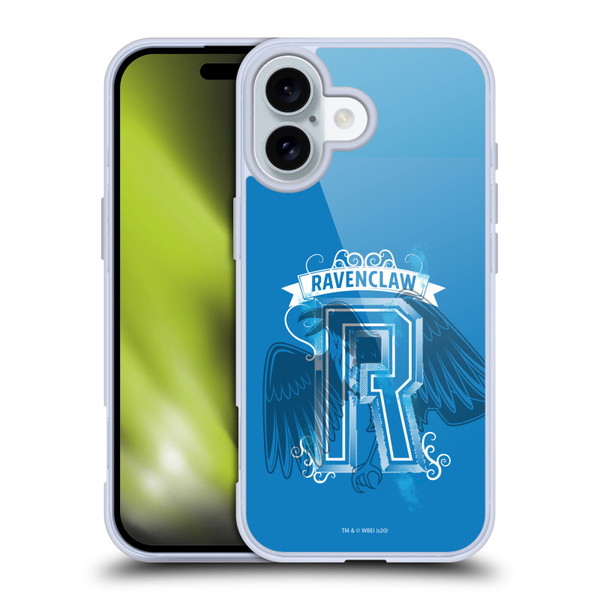 Harry Potter Deathly Hallows XVIII Ravenclaw 2 Soft Gel Case for Apple iPhone 16 & MagSafe