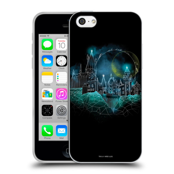 Harry Potter Deathly Hallows XVIII Hogwarts Soft Gel Case for Apple iPhone 5c