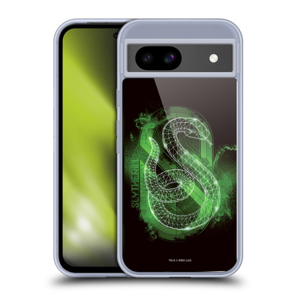 Harry Potter Deathly Hallows XVIII Slytherin Soft Gel Case for Google Pixel 8a